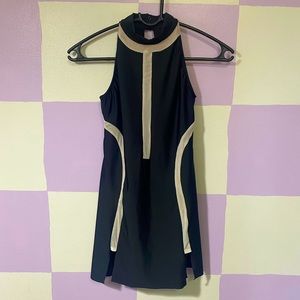 Black Mini Dress Dance Costume NWOT